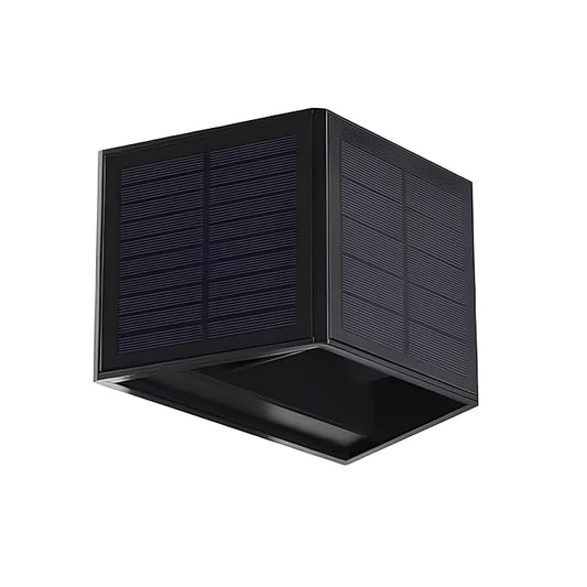 Solar Outdoor Wall Light – Trapezium Design | Dual Color Solar Light for Garden, Yard & Patio | Waterproof Outdoor Solar LED Wall Lamp
