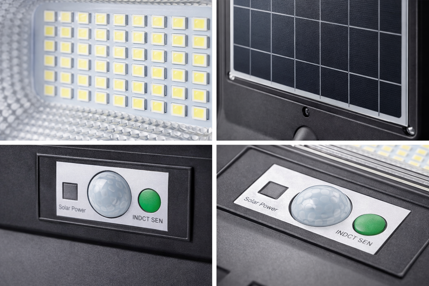 All in One 60W LED Solar Street Light Outdoor Waterproof with Automatic Motion Sensor Lamp for Home, Garden. Parking Lots and Pathway