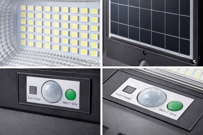 All in One 60W LED Solar Street Light Outdoor Waterproof with Automatic Motion Sensor Lamp for Home, Garden. Parking Lots and Pathway